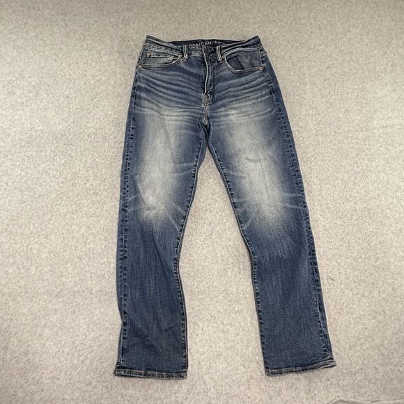 American Eagle Outfitters Other - American Eagle Jeans Mens 31x32 Blue Airflex Athletic Stretch Faded Whiskered